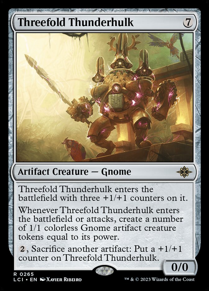 Threefold Thunderhulk [The Lost Caverns of Ixalan] | Boutique FDB TCG