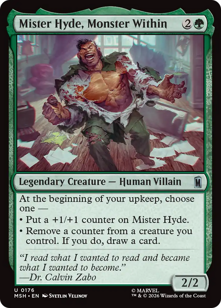 Mister Hyde, Monster Within [Marvel Super Heroes] | Boutique FDB TCG