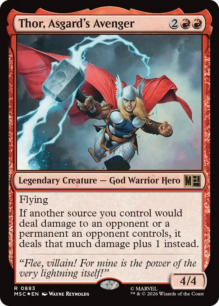 Thor, Asgard's Avenger (Surge Foil) [Marvel Super Heroes Commander] | Boutique FDB TCG