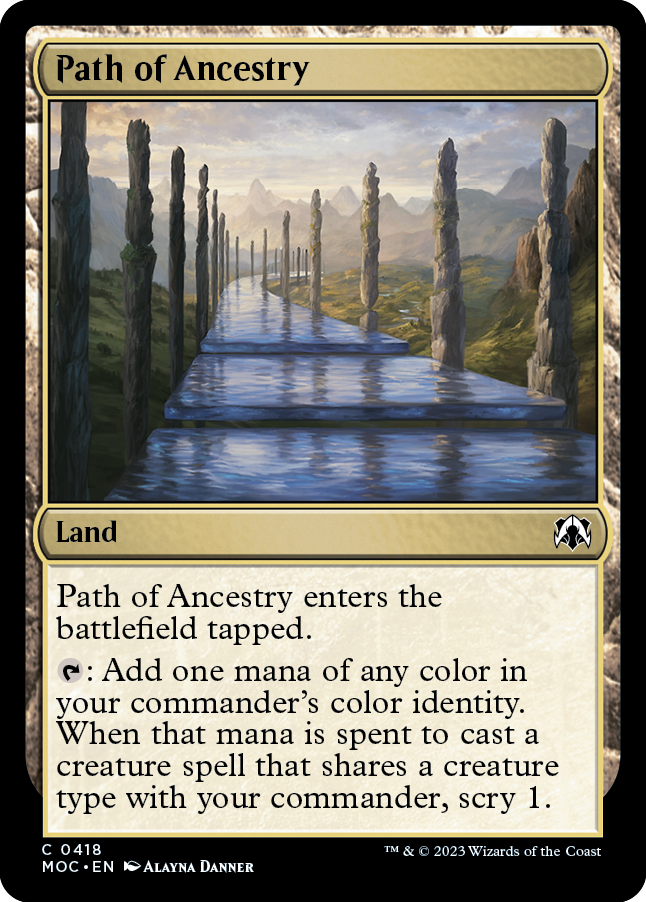 Path of Ancestry [March of the Machine Commander] | Boutique FDB TCG