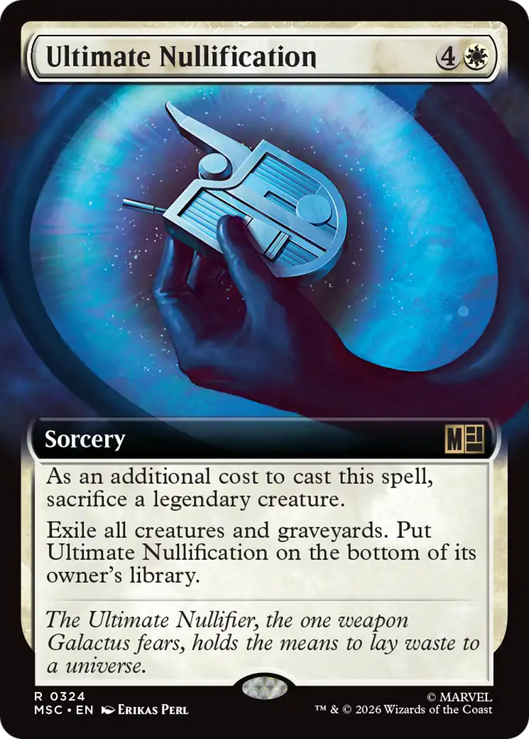 Ultimate Nullification (Extended Art) [Marvel Super Heroes Commander] | Boutique FDB TCG