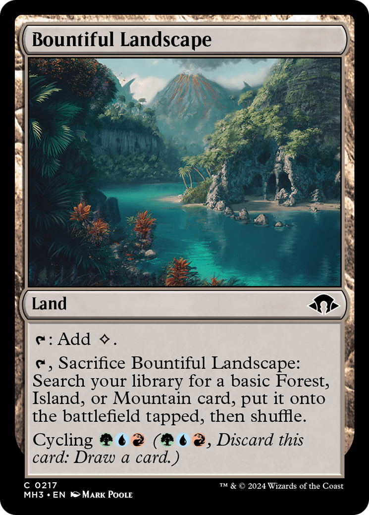 Bountiful Landscape [Modern Horizons 3] | Boutique FDB TCG