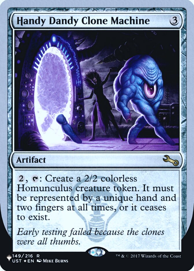 Handy Dandy Clone Machine (Unfinity Foil Edition) [The List] | Boutique FDB TCG