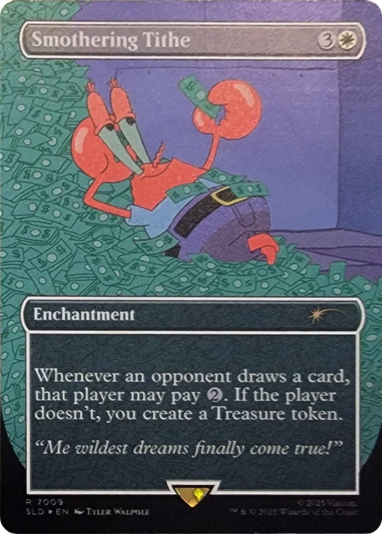 Smothering Tithe (7009) (Rainbow Foil) [Secret Lair Drop Series] | Boutique FDB TCG