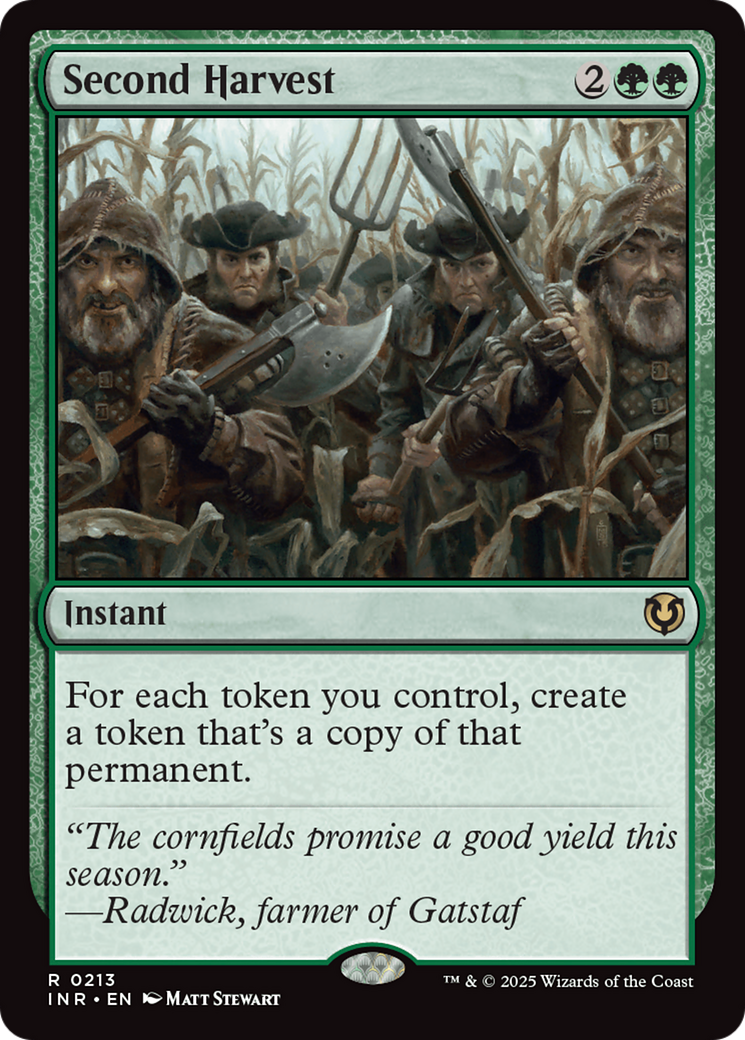 Second Harvest [Innistrad Remastered] | Boutique FDB TCG