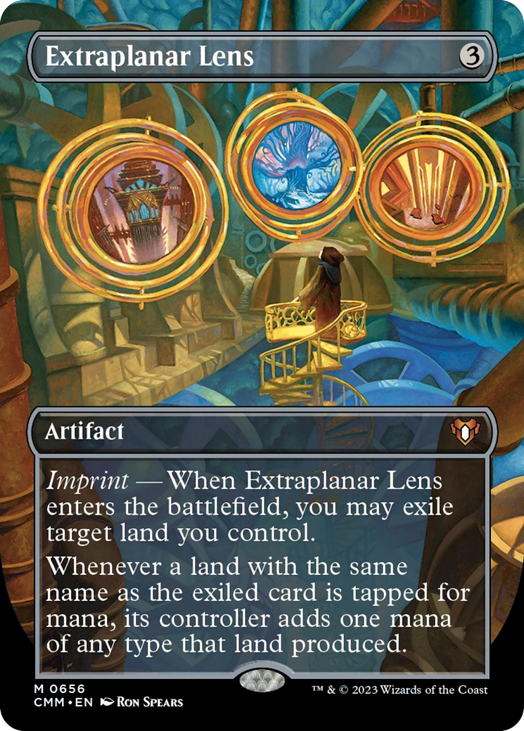 Extraplanar Lens (Borderless Alternate Art) [Commander Masters] | Boutique FDB TCG