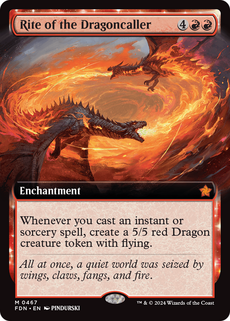 Rite of the Dragoncaller (Extended Art) [Foundations] | Boutique FDB TCG