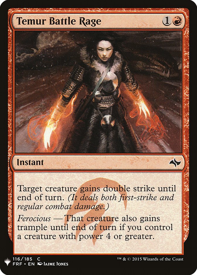 Temur Battle Rage [Mystery Booster] | Boutique FDB TCG