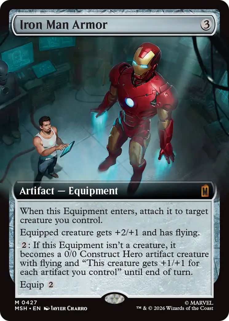 Iron Man Armor (Extended Art) [Marvel Super Heroes] | Boutique FDB TCG