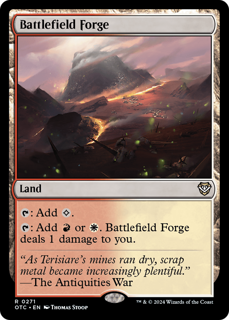 Battlefield Forge [Outlaws of Thunder Junction Commander] | Boutique FDB TCG