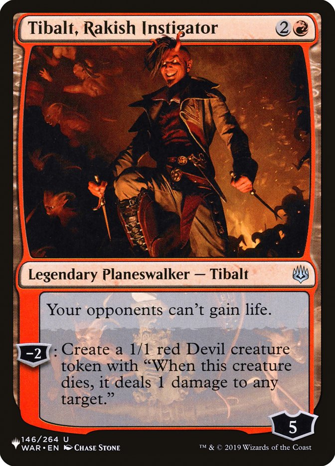 Tibalt, Rakish Instigator [The List] | Boutique FDB TCG