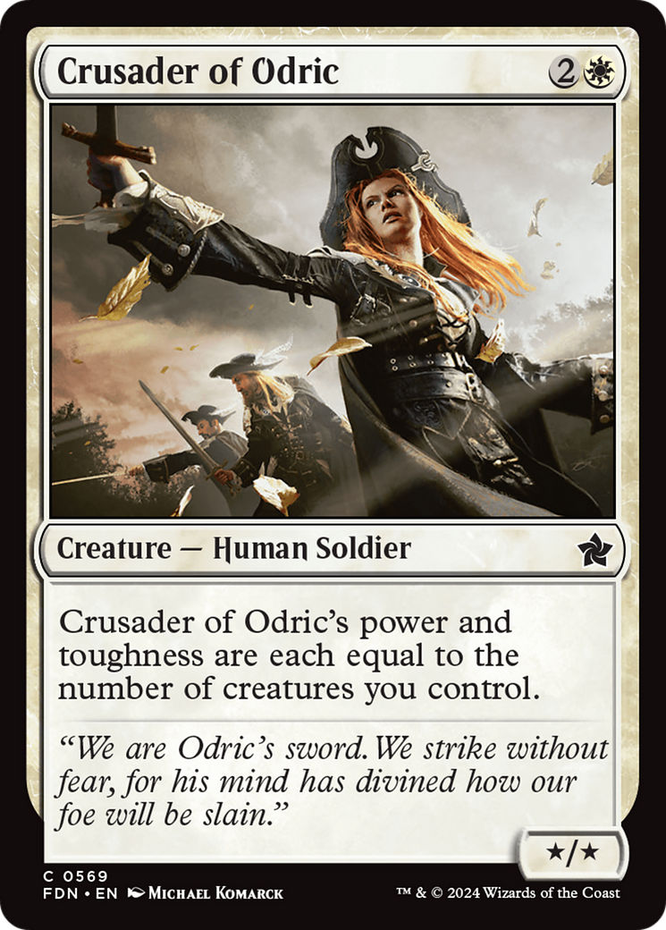 Crusader of Odric [Foundations] | Boutique FDB TCG