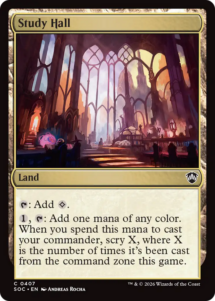 Study Hall [Secrets of Strixhaven Commander] | Boutique FDB TCG