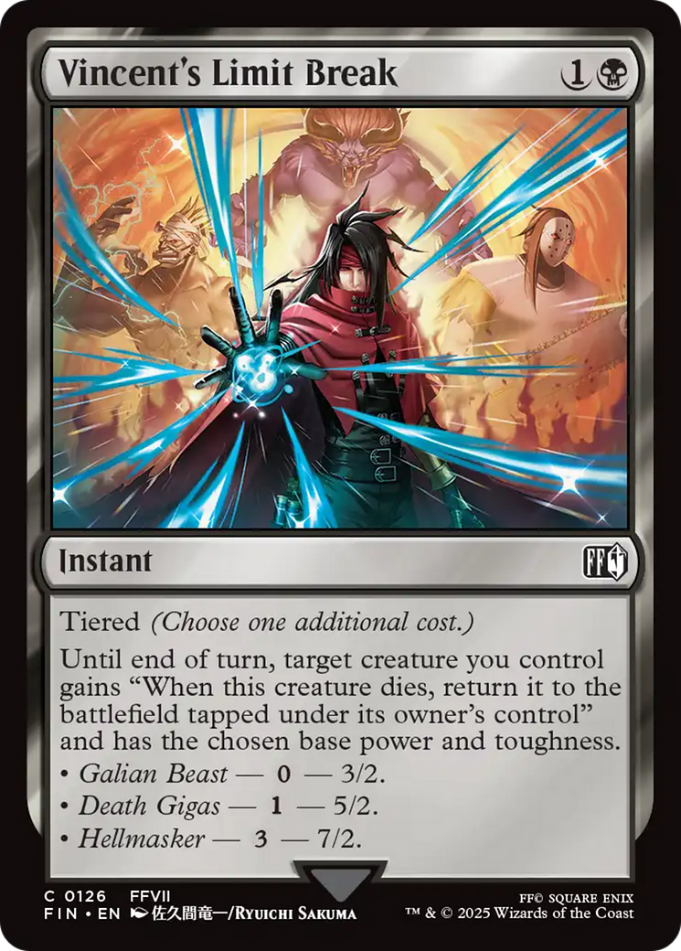 Vincent's Limit Break [FINAL FANTASY] | Boutique FDB TCG