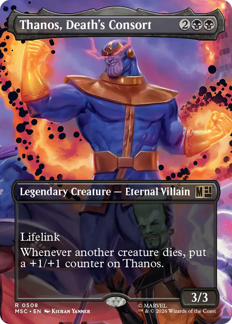 Thanos, Death's Consort (Extended Art) [Marvel Super Heroes Commander] | Boutique FDB TCG