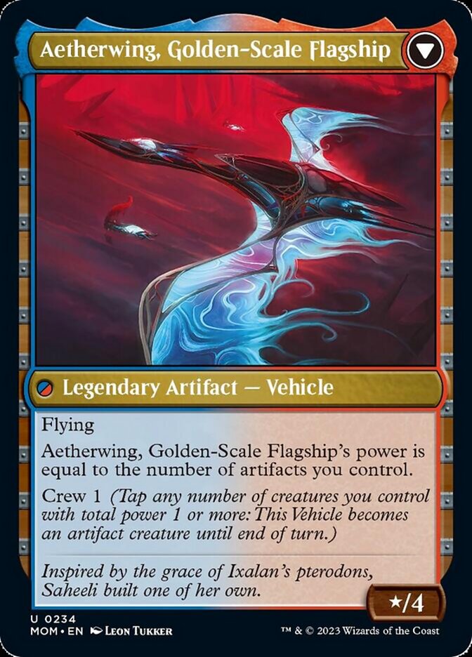 Invasion of Kaladesh // Aetherwing, Golden-Scale Flagship [March of the Machine] | Boutique FDB TCG