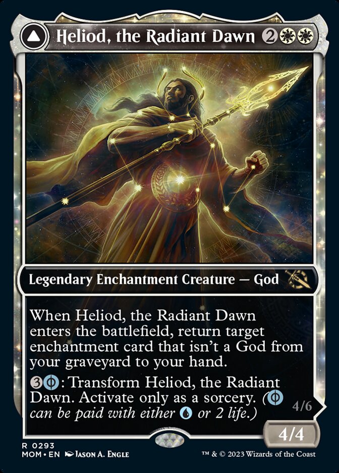 Heliod, the Radiant Dawn // Heliod, the Warped Eclipse (Showcase Planar Booster Fun) [March of the Machine] | Boutique FDB TCG