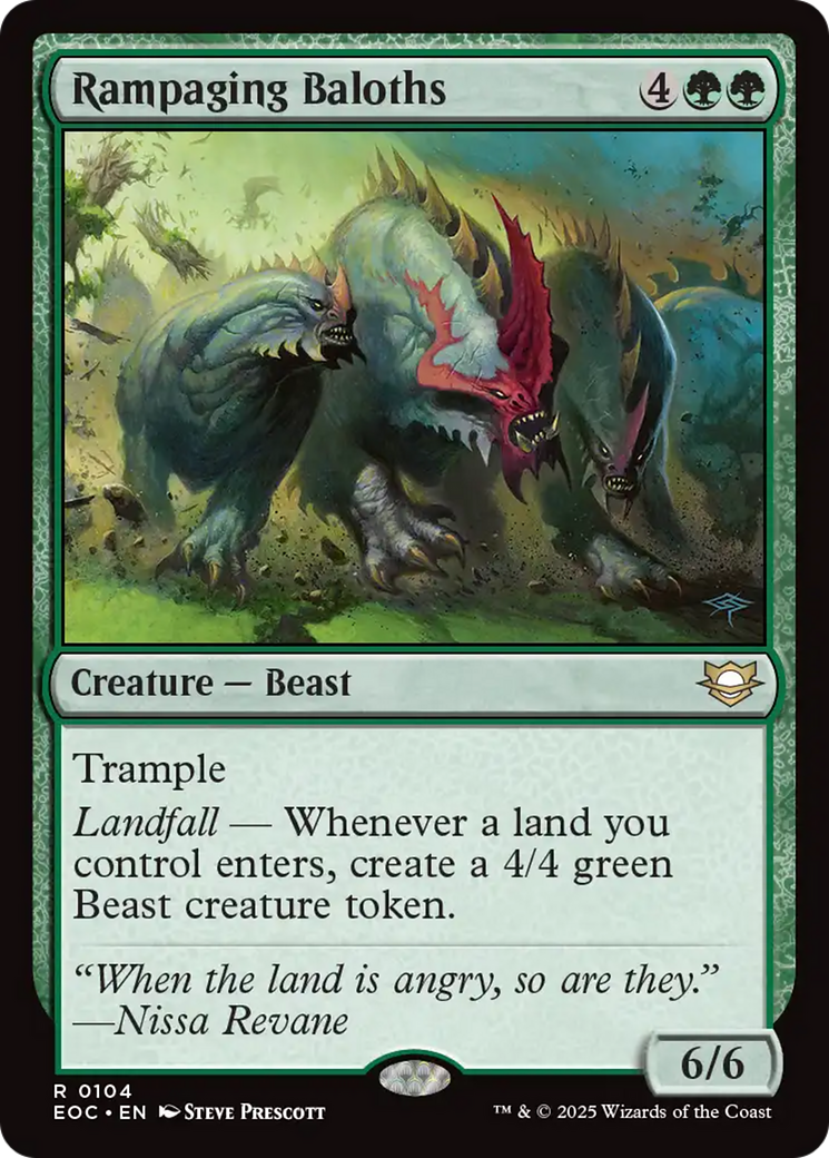 Rampaging Baloths [Edge of Eternities Commander] | Boutique FDB TCG