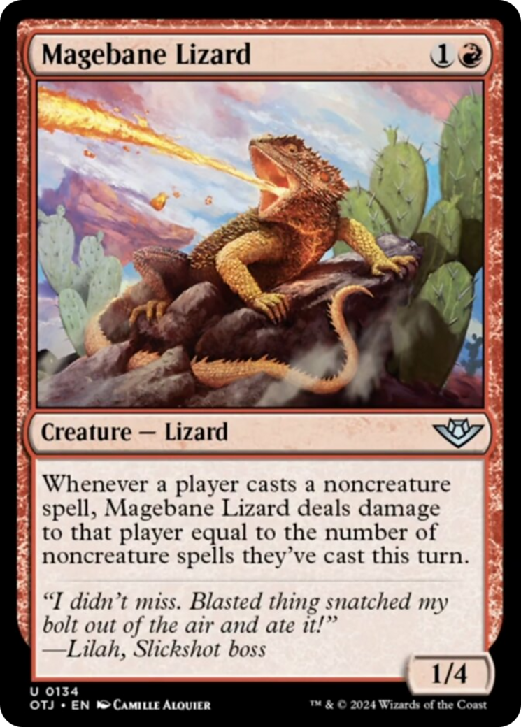 Magebane Lizard [Outlaws of Thunder Junction] | Boutique FDB TCG