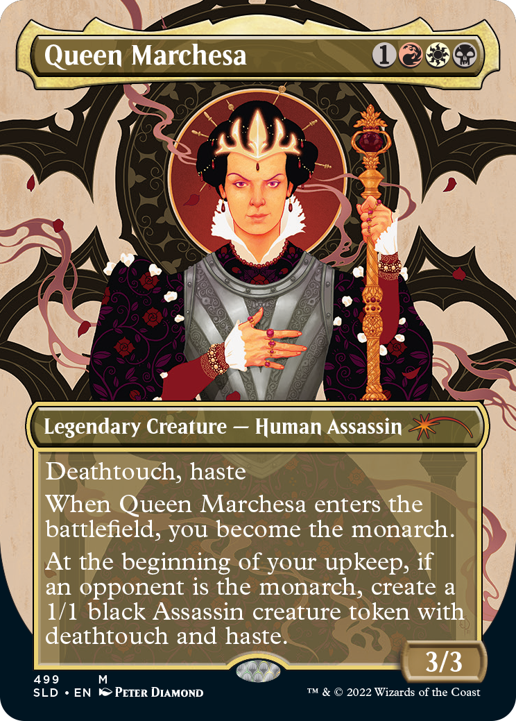 Queen Marchesa (Borderless) [Secret Lair Drop Series] | Boutique FDB TCG