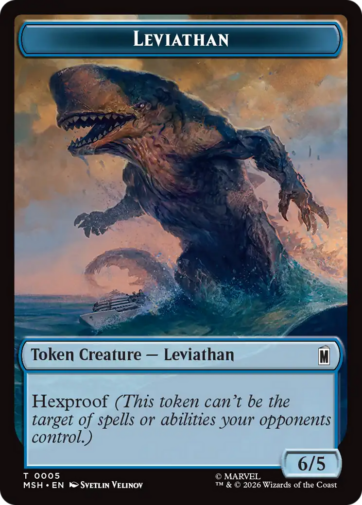 Leviathan // Food Double-Sided Token [Marvel Super Heroes Tokens] | Boutique FDB TCG