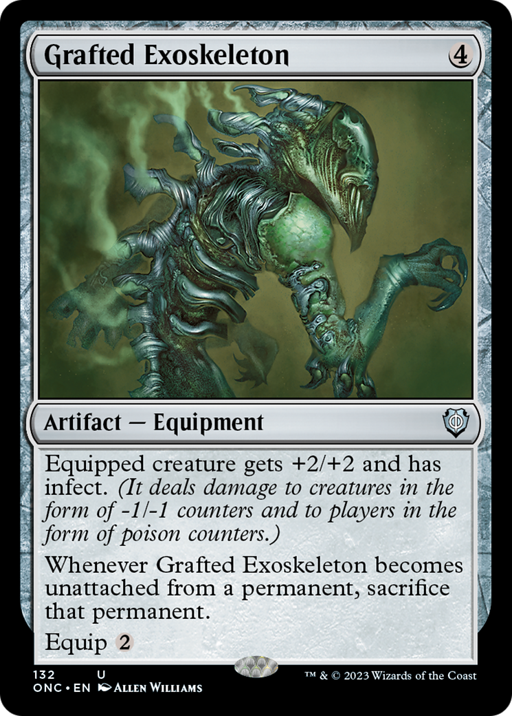 Grafted Exoskeleton [Phyrexia: All Will Be One Commander] | Boutique FDB TCG