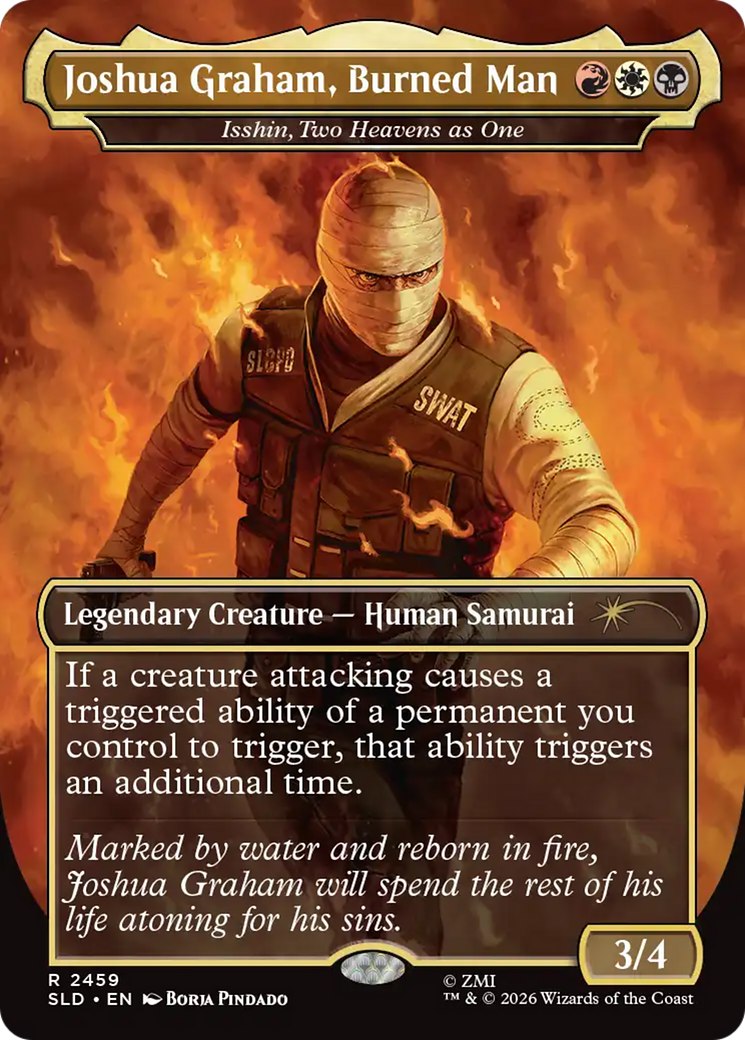 Joshua Graham, Burned Man - Isshin, Two Heavens as One [Secret Lair Drop Series] | Boutique FDB TCG