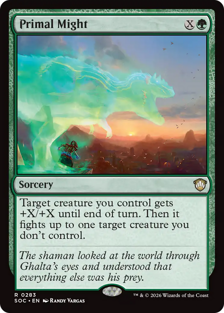 Primal Might [Secrets of Strixhaven Commander] | Boutique FDB TCG