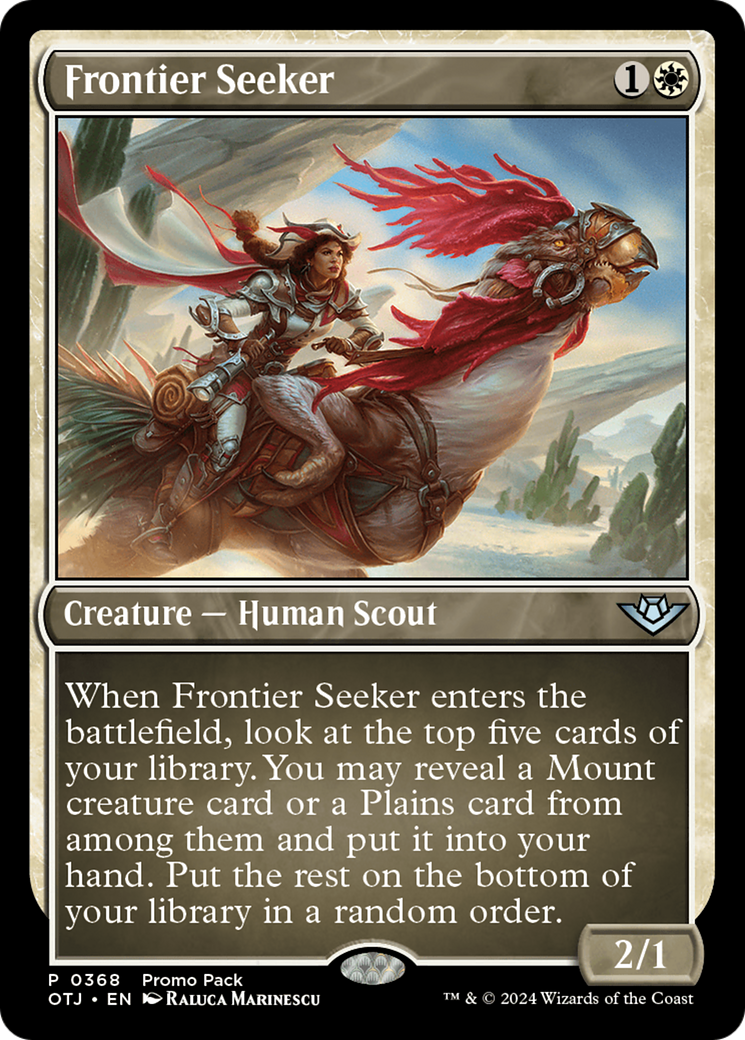 Frontier Seeker (Promo Pack) [Outlaws of Thunder Junction Promos] | Boutique FDB TCG