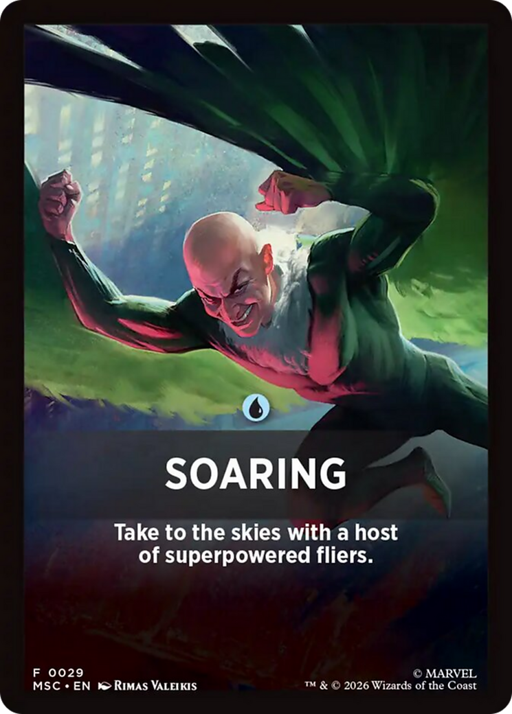 Soaring Theme Card [Marvel Super Heroes Commander] | Boutique FDB TCG