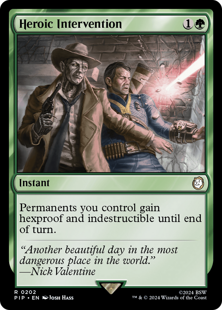 Heroic Intervention [Fallout] | Boutique FDB TCG