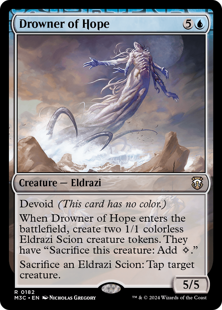 Drowner of Hope (Ripple Foil) [Modern Horizons 3 Commander] | Boutique FDB TCG