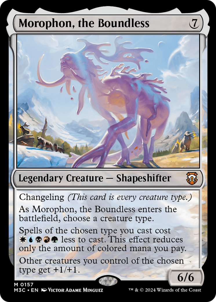 Morophon, the Boundless (Ripple Foil) [Modern Horizons 3 Commander] | Boutique FDB TCG