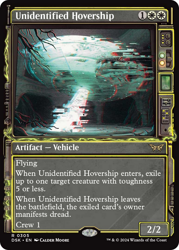 Unidentified Hovership (Showcase) [Duskmourn: House of Horror] | Boutique FDB TCG