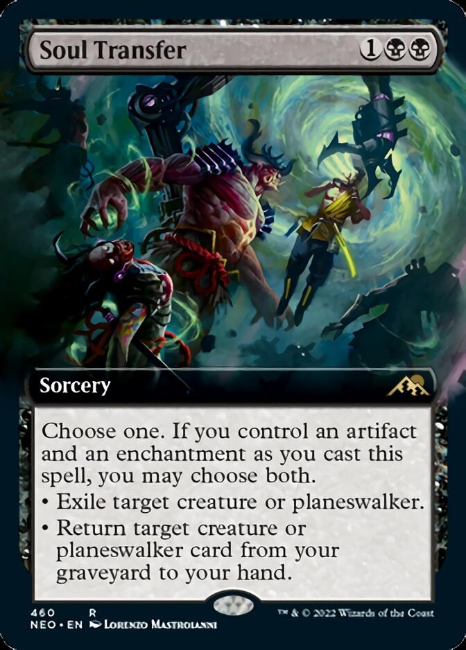 Soul Transfer (Extended Art) [Kamigawa: Neon Dynasty] | Boutique FDB TCG