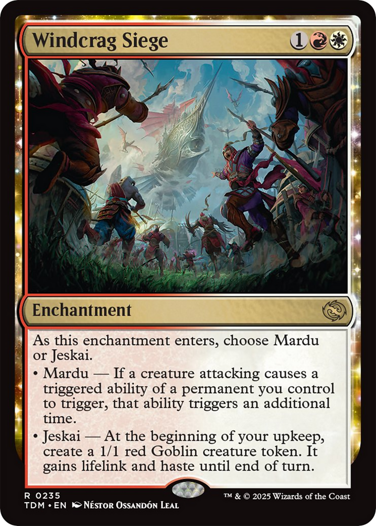 Windcrag Siege [Tarkir: Dragonstorm] | Boutique FDB TCG