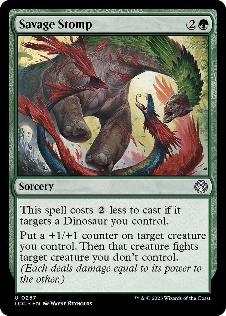 Savage Stomp [The Lost Caverns of Ixalan Commander] | Boutique FDB TCG