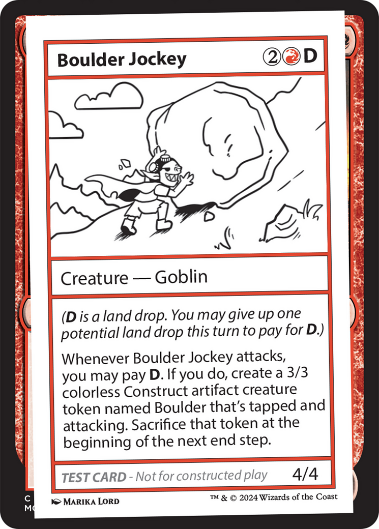 Boulder Jockey [Mystery Booster 2 Playtest Cards] | Boutique FDB TCG