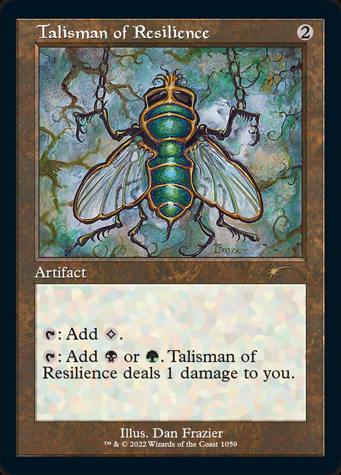 Talisman of Resilience (Foil Etched) [Secret Lair Drop Series] | Boutique FDB TCG