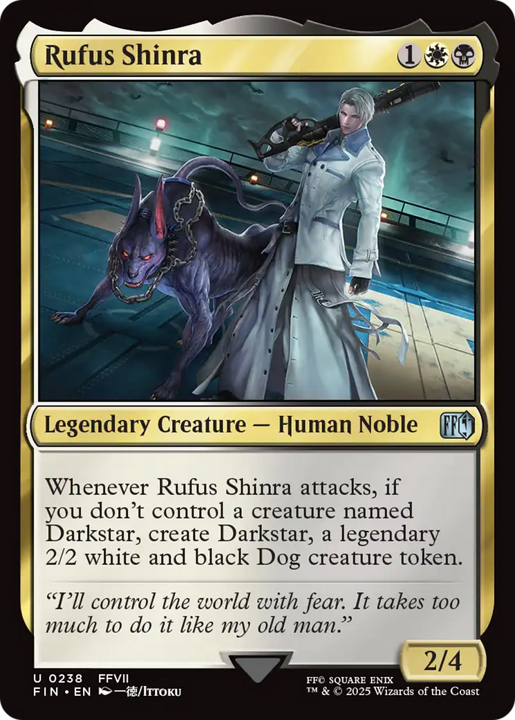 Rufus Shinra [FINAL FANTASY] | Boutique FDB TCG