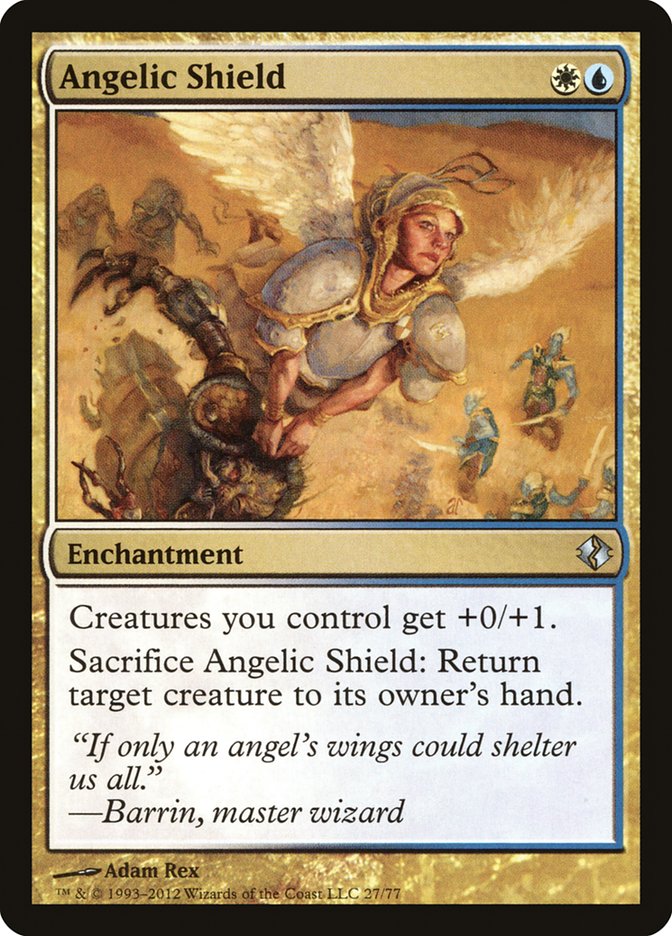 Angelic Shield [Duel Decks: Venser vs. Koth] | Boutique FDB TCG