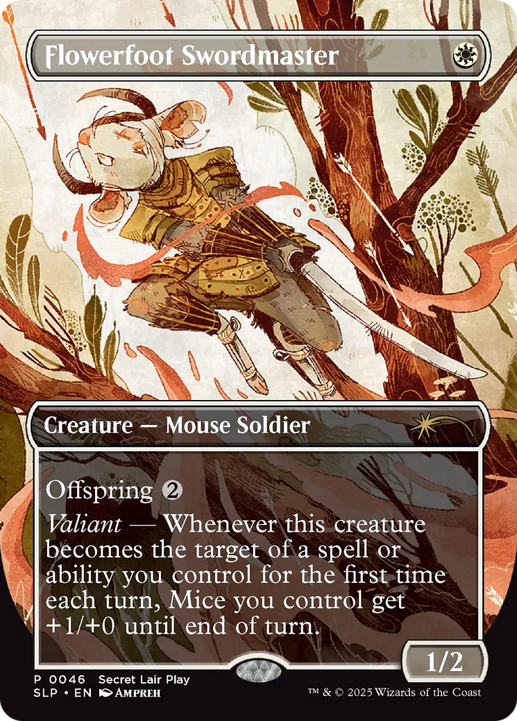 Flowerfoot Swordmaster [Secret Lair Showdown] | Boutique FDB TCG