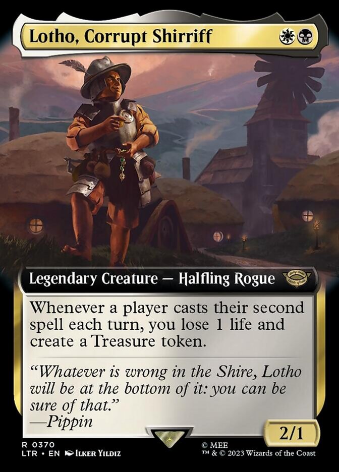 Lotho, Corrupt Shirriff (Extended Art) [The Lord of the Rings: Tales of Middle-Earth] | Boutique FDB TCG