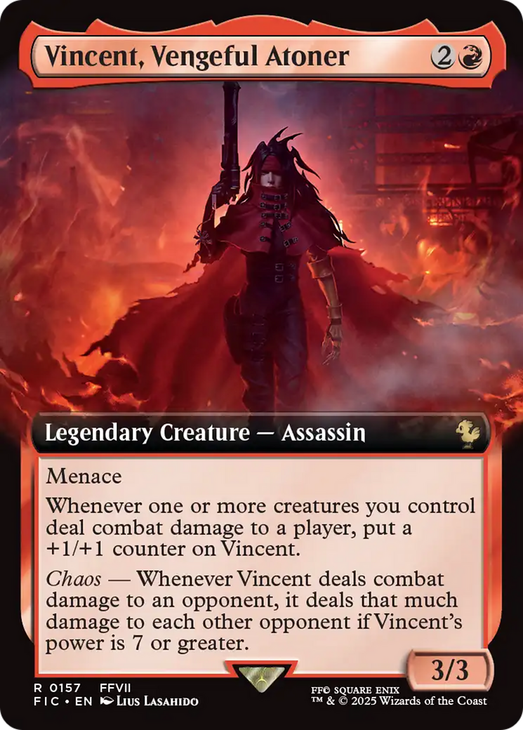 Vincent, Vengeful Atoner (Extended Art) [FINAL FANTASY Commander] | Boutique FDB TCG