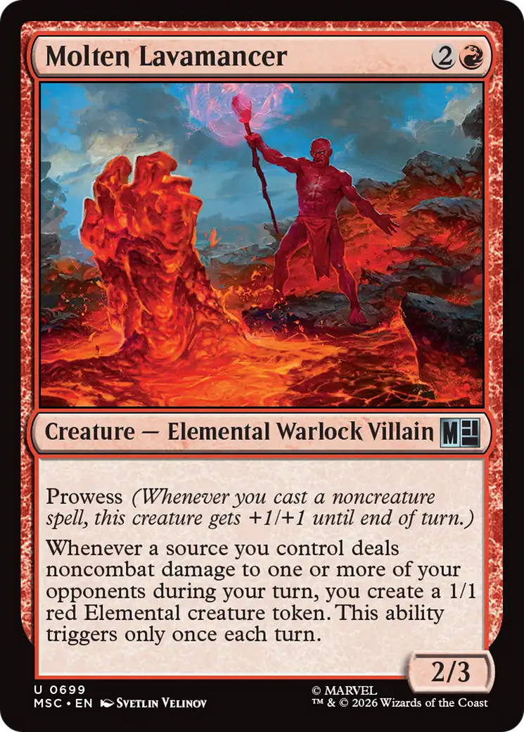 Molten Lavamancer [Marvel Super Heroes Commander] | Boutique FDB TCG