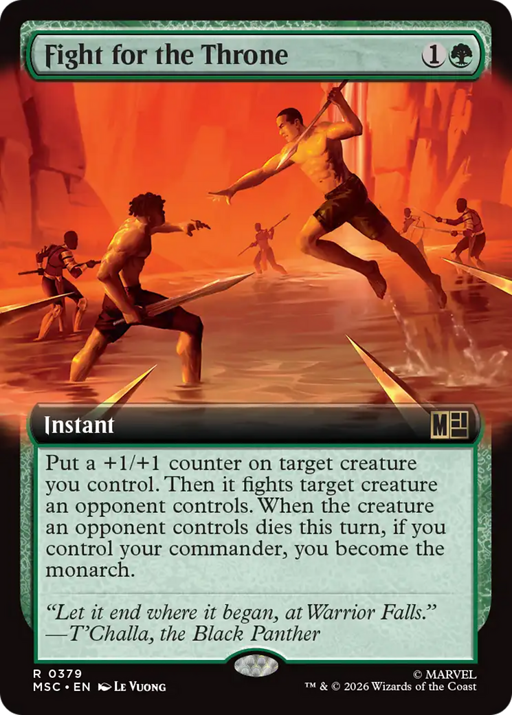 Fight for the Throne (Extended Art) [Marvel Super Heroes Commander] | Boutique FDB TCG