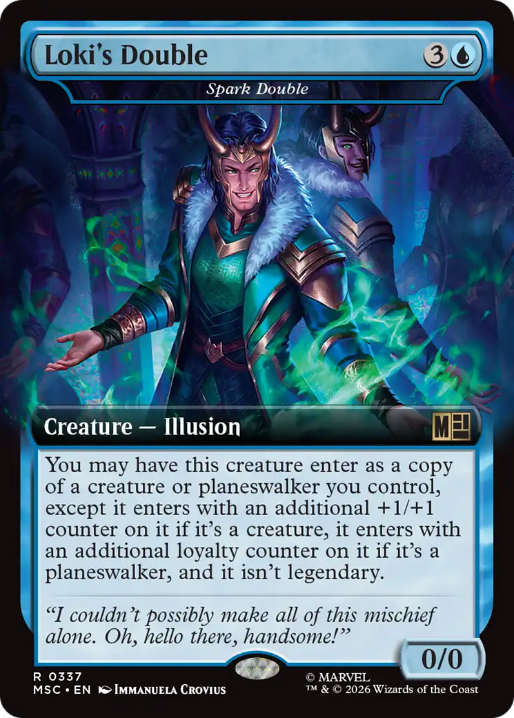 Loki's Double - Spark Double (Extended Art) [Marvel Super Heroes Commander] | Boutique FDB TCG