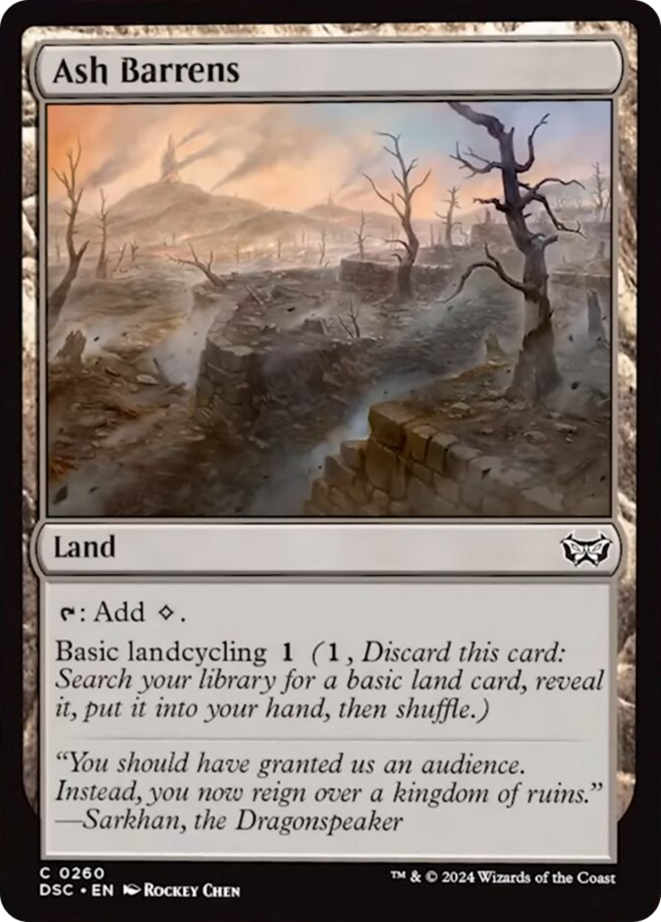 Ash Barrens [Duskmourn: House of Horror Commander] | Boutique FDB TCG