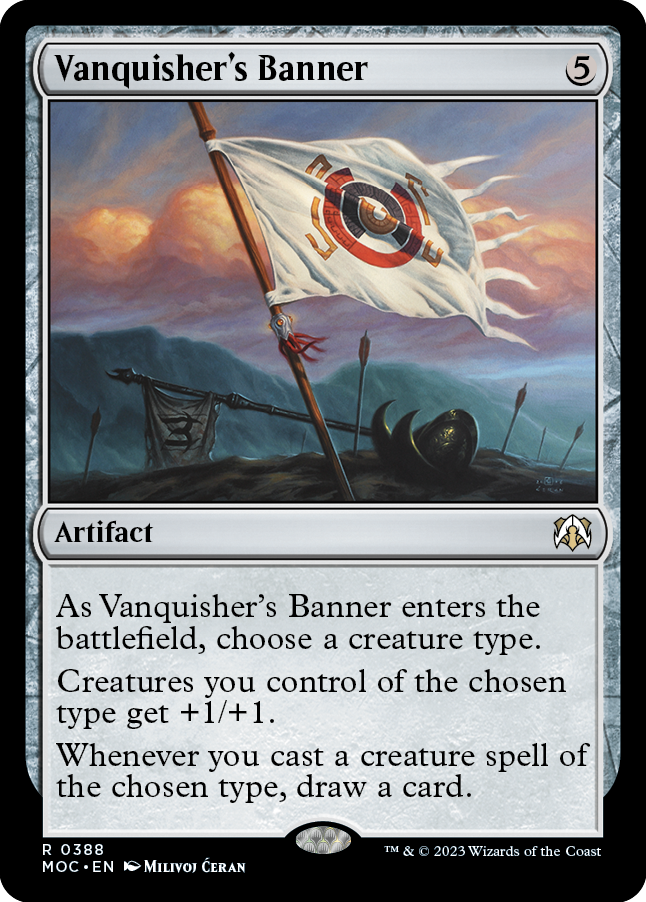 Vanquisher's Banner [March of the Machine Commander] | Boutique FDB TCG