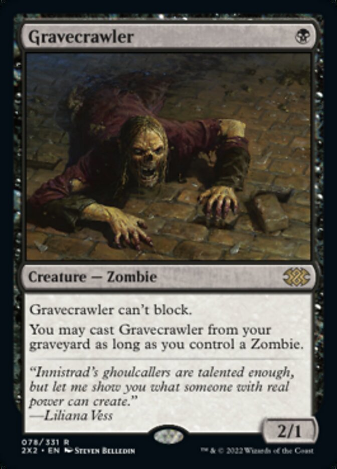 Gravecrawler [Double Masters 2022] | Boutique FDB TCG